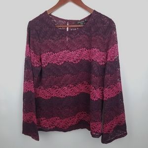 Banana Republic NEW Ombre Lace Top